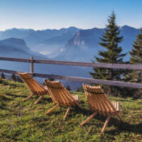 Sonnenterrasse Panoramarestaurant Baumgarten Bezau (c) Michael Meusburger - Seilbahn Bezau