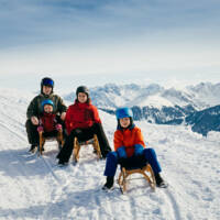 Rodeln Baumgarten - Sonderdach Bezau (c) Benjamin Schlachter - Bregenzerwald Tourismus